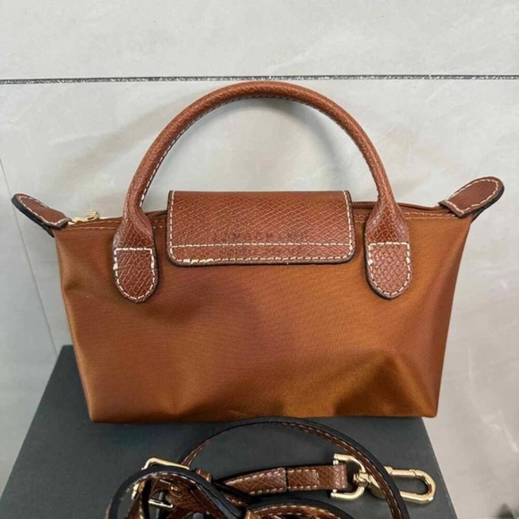 Longchamp Tan and Brown Mini Bag🤎🤎 - Picture 4 of 8